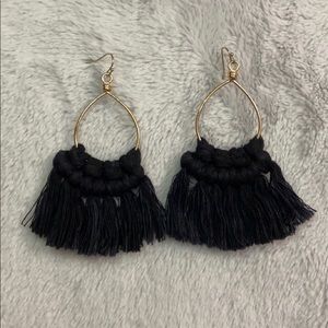 Handmade macramé earrings